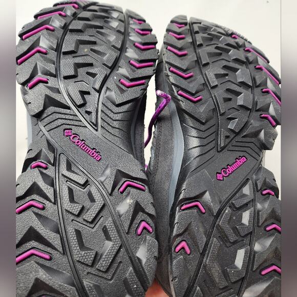 Columbia Crestwood Mid Waterproof Hiking Lace Up Leather Boots Women Size 9 New - Picture 7 of 11